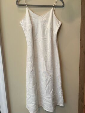 willi smith linen dress Vintage Willi Smith 100% Linen Dress with Embroidered Florals(10P)